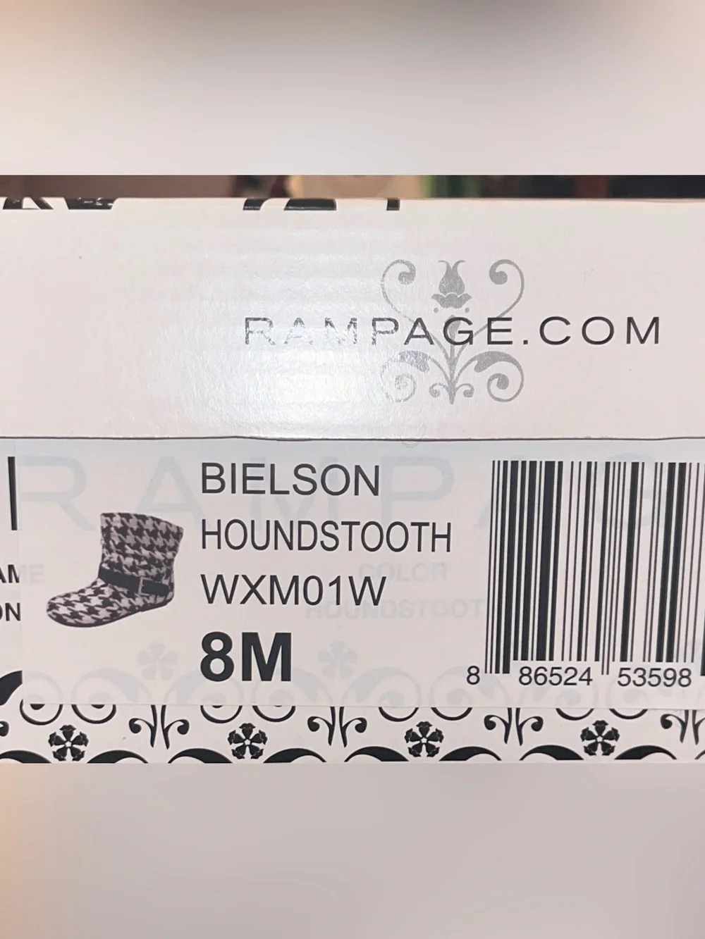 Rampage white black